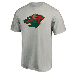 NHL Minnesota Wild Primary Logo T-Shirt - Heather Gray