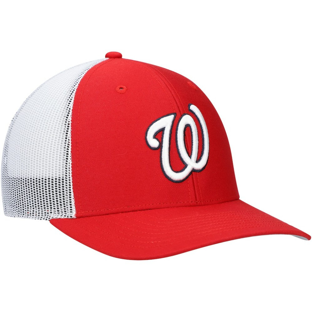 Washington Nationals '47 Primary Logo Trucker Snapback Hat - Red/White Hats