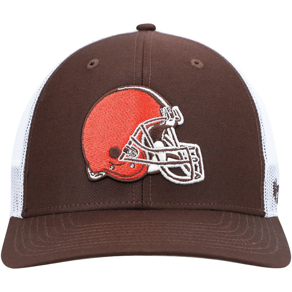 Cleveland Browns '47 Trucker Snapback Hat Brown/White