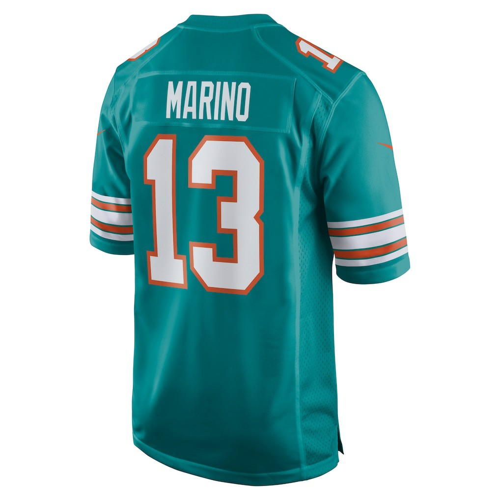 Dan Marino Miami Dolphins Retired Player Jersey Aqua