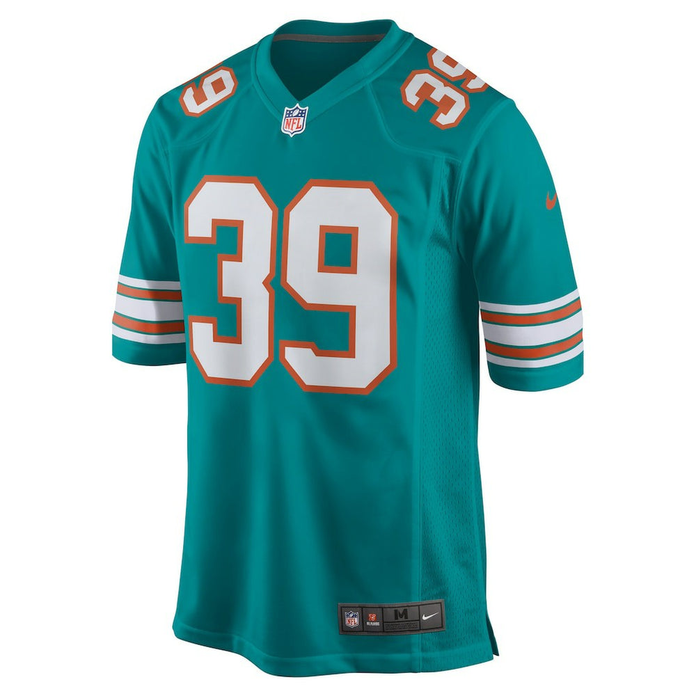 Larry Csonka Miami Dolphins Retired Player Jersey Aqua