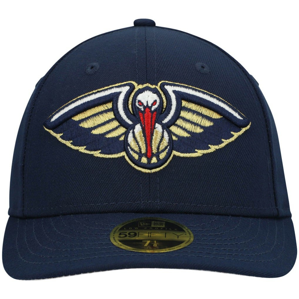 New Orleans Pelicans Team Low Profile 59FIFTY Fitted Hat Navy