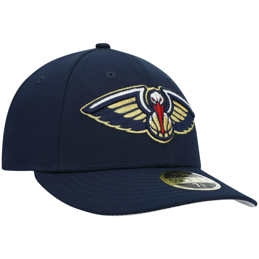 New Orleans Pelicans Team Low Profile 59FIFTY Fitted Hat Navy
