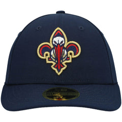 New Orleans Pelicans Team Logo Low Profile 59FIFTY Fitted Hat Navy
