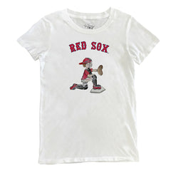 Boston Red Sox Tiny Turnip Women's Caleb the Catcher T-Shirt - White T-shirts