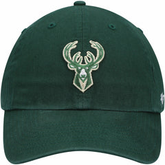 Milwaukee Bucks '47 Core Logo Clean Up Adjustable Hat Hunter Green