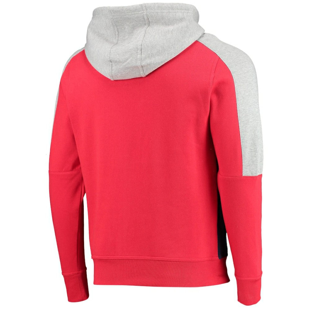 NHL Washington Capitals Starter Playoffs Color Block Full-Zip Hoodie - Red/Navy