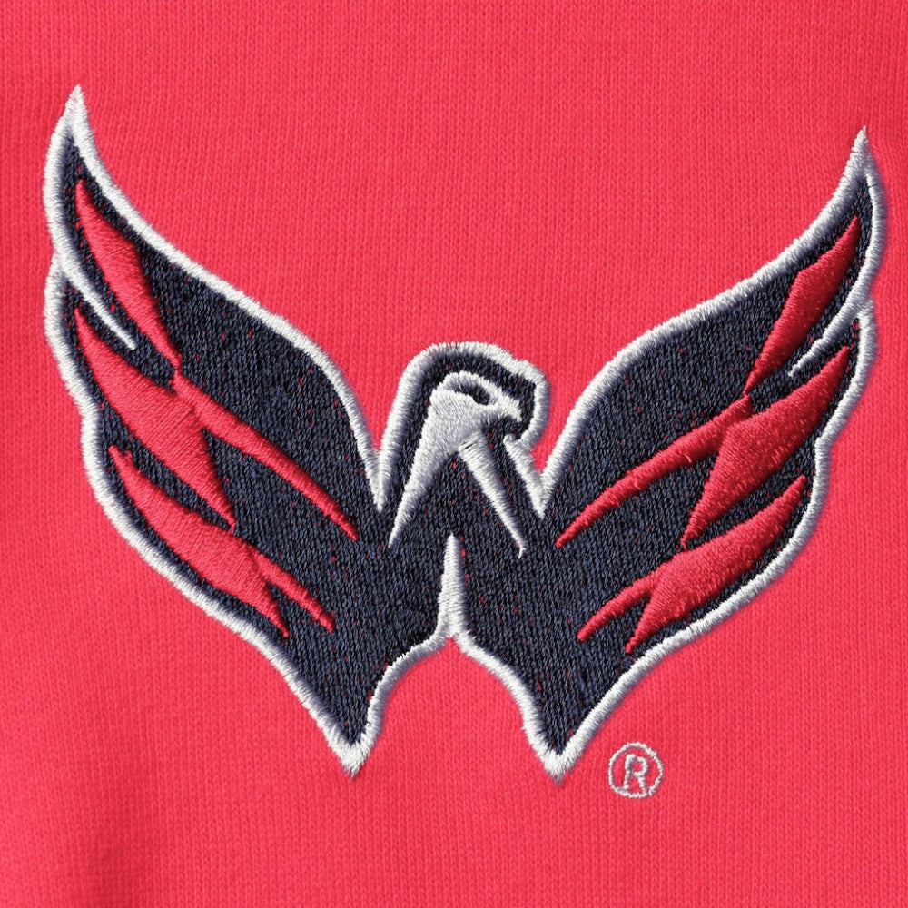NHL Washington Capitals Starter Playoffs Color Block Full-Zip Hoodie - Red/Navy