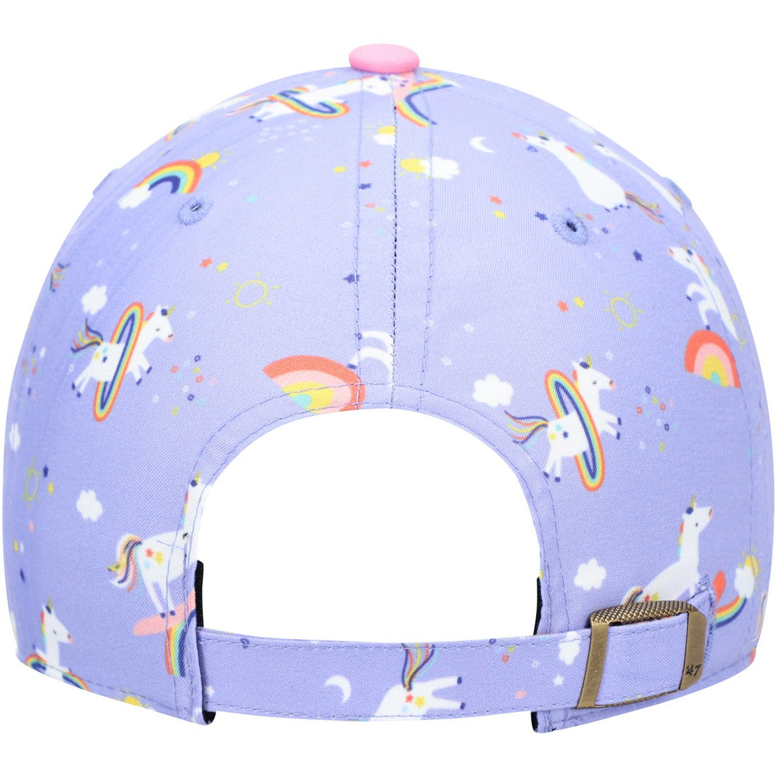 Green Bay Packers '47 Girls Preschool Unicorn Clean Up Adjustable Hat Purple