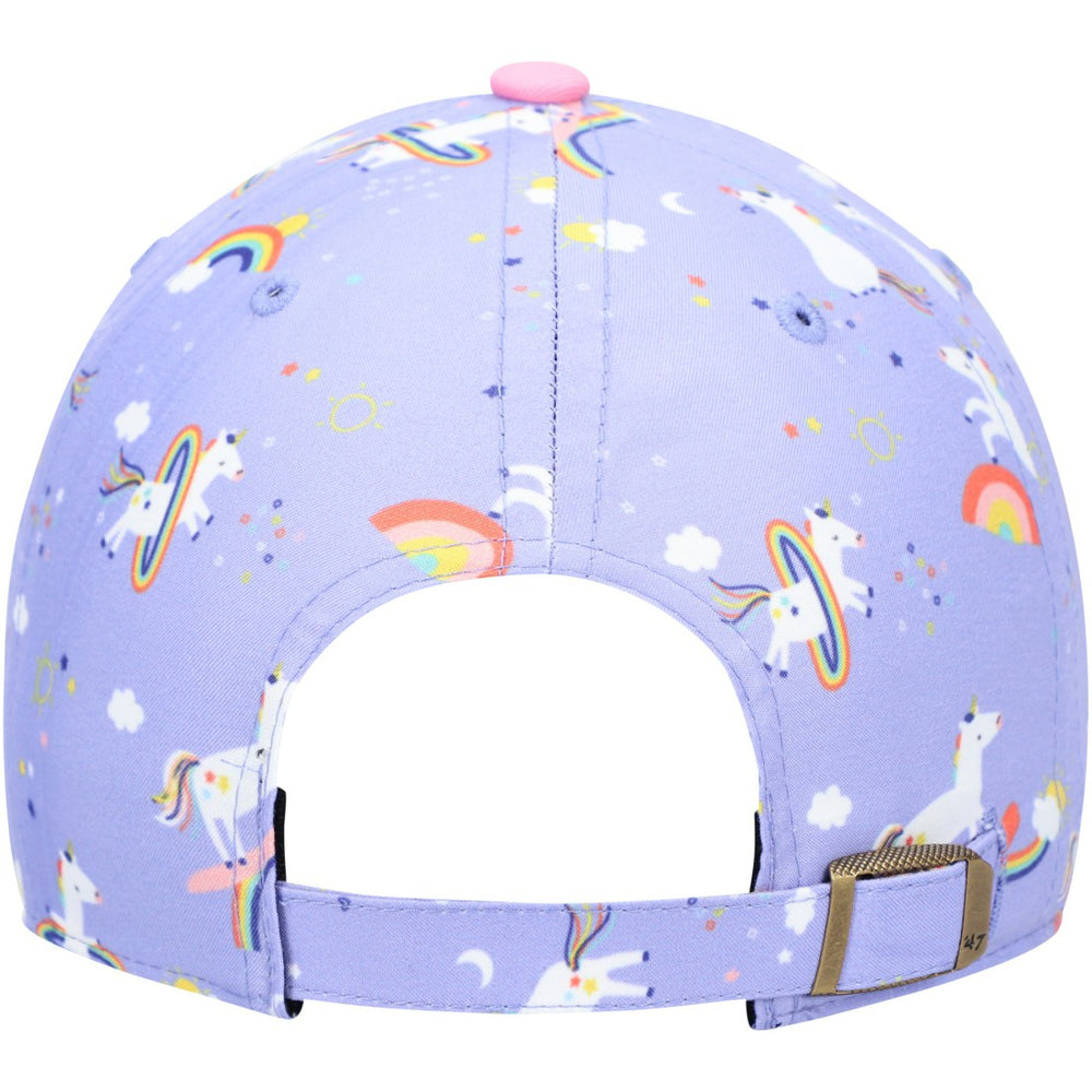 Green Bay Packers '47 Girls Preschool Unicorn Clean Up Adjustable Hat Purple