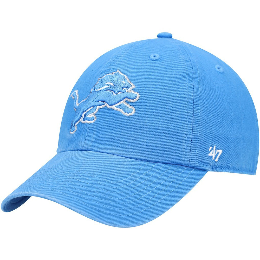 Detroit Lions '47 Youth Logo Clean Up Adjustable Hat Blue