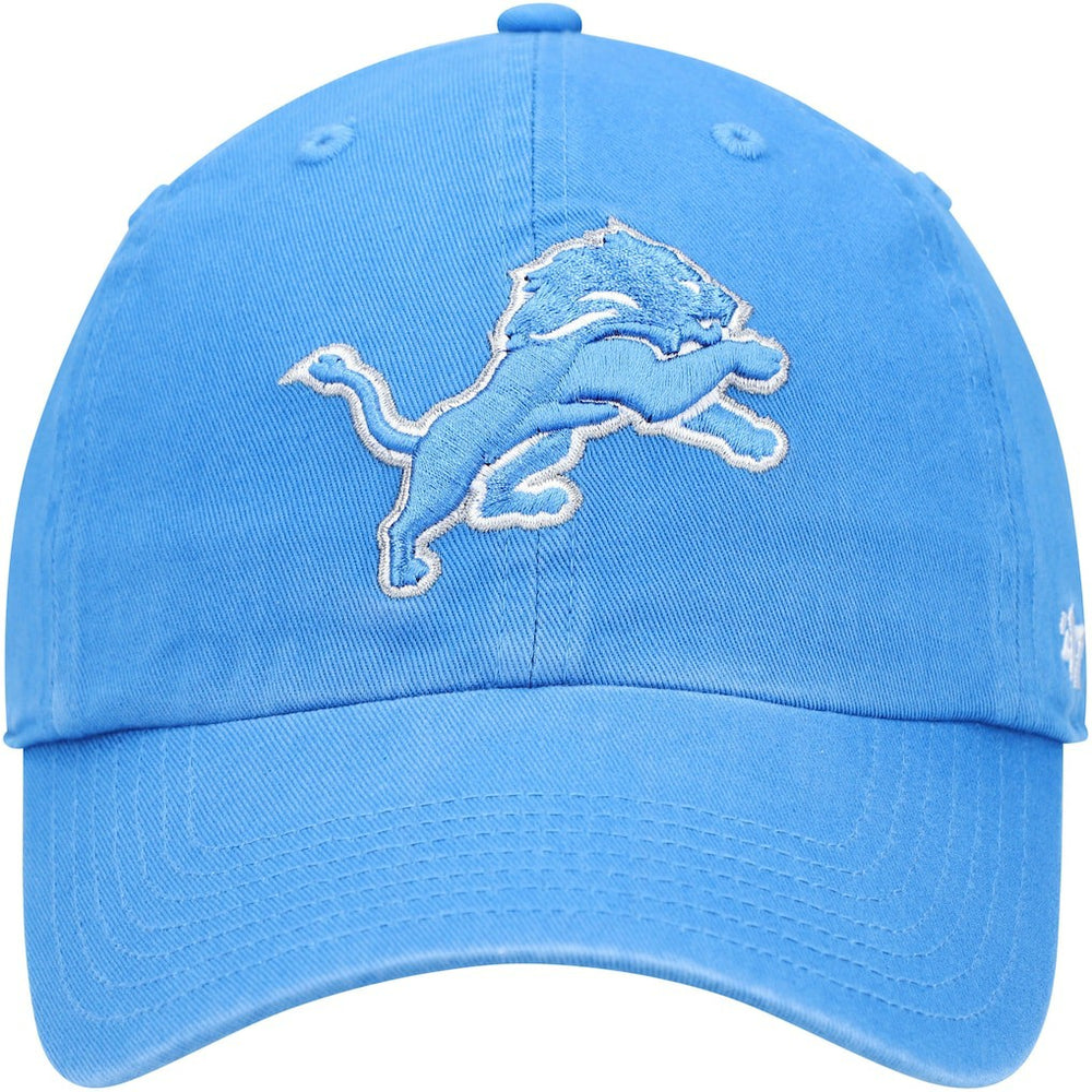 Detroit Lions '47 Youth Logo Clean Up Adjustable Hat Blue