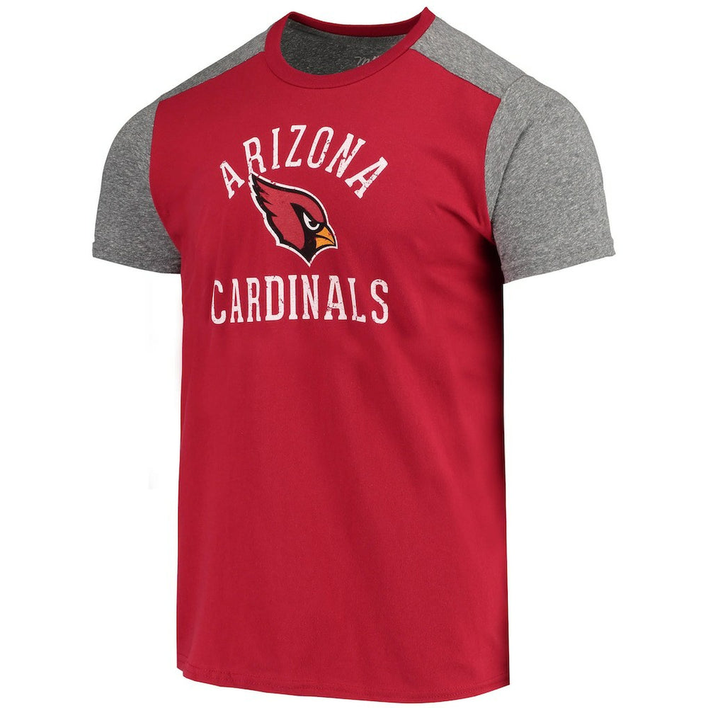 Arizona Cardinals Majestic Threads Field Goal Slub T-Shirt Cardinal/Gray