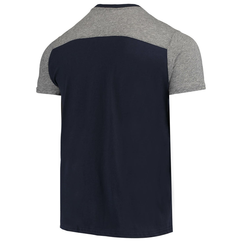 Denver Broncos Majestic Threads Field Goal Slub T-Shirt Navy/Gray