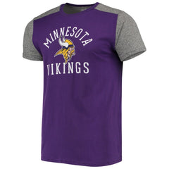 Minnesota Vikings Majestic Threads Field Goal Slub T-Shirt Purple/Gray