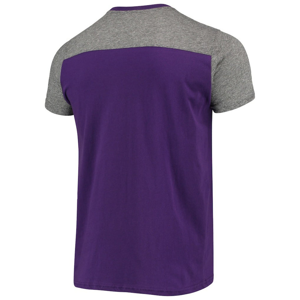 Minnesota Vikings Majestic Threads Field Goal Slub T-Shirt Purple/Gray