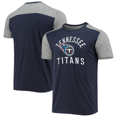 Tennessee Titans Majestic Threads Field Goal Slub T-Shirt Navy/Gray