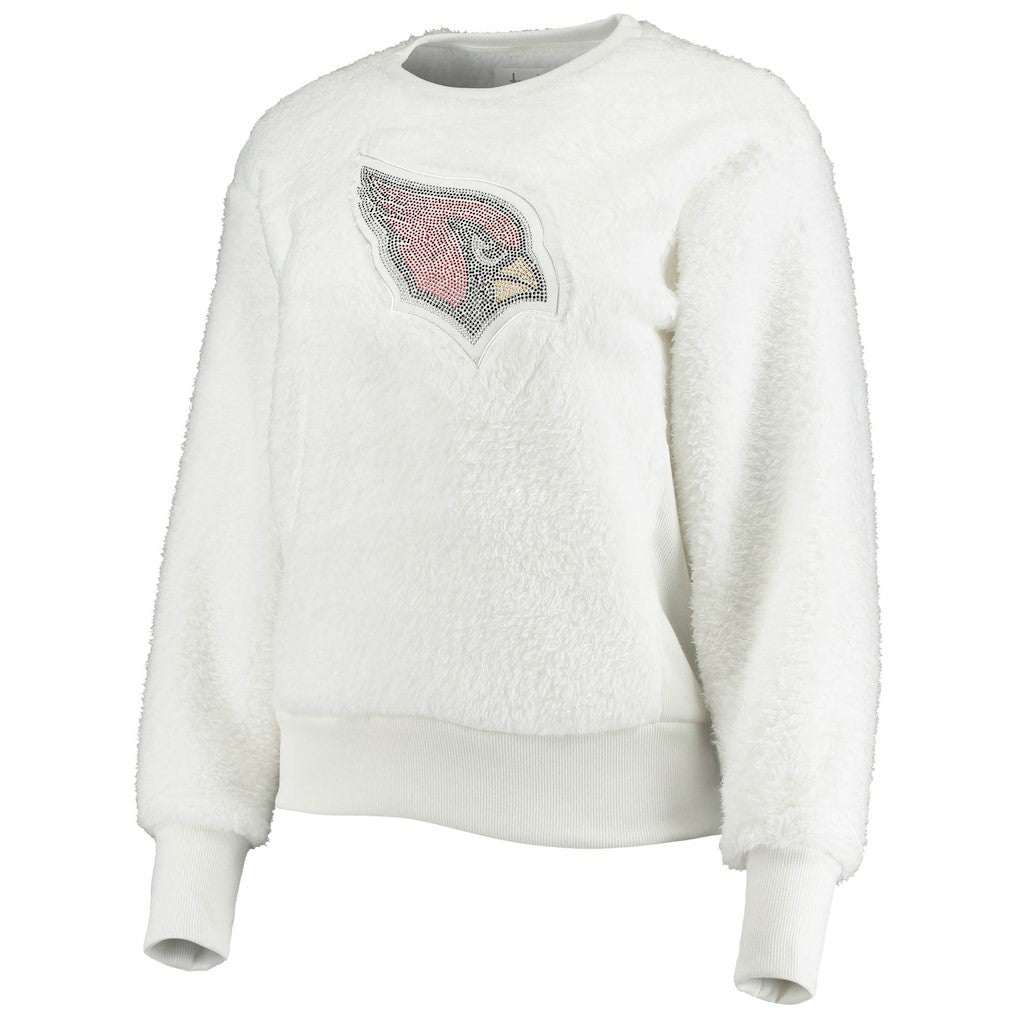 Arizona Cardinals Touch Women's Milestone Tracker Pullover Sweatshirt White