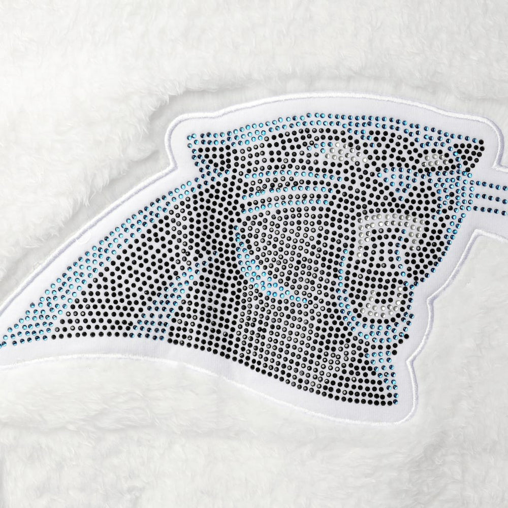 Carolina Panthers Touch Women's Milestone Tracker Pullover Sweatshirt White