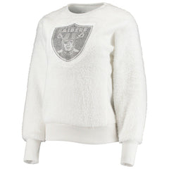 Las Vegas Raiders Touch Women's Milestone Tracker Pullover Sweatshirt White