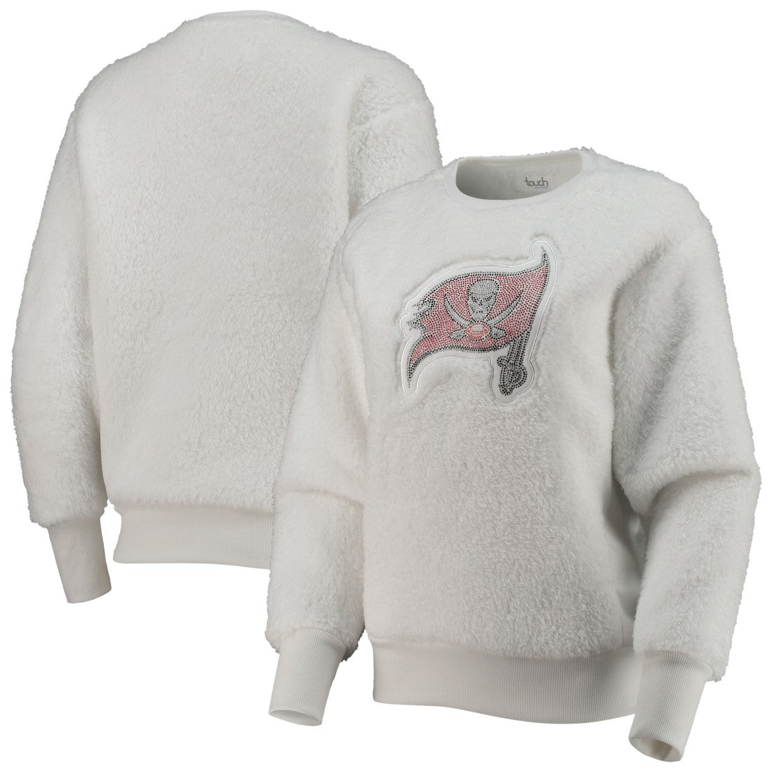 Tampa Bay Buccaneers Touch Women's Milestone Tracker Pullover Sweatshirt White