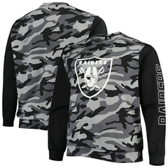 Las Vegas Raiders FOCO Camo Long Sleeve T-Shirt Black