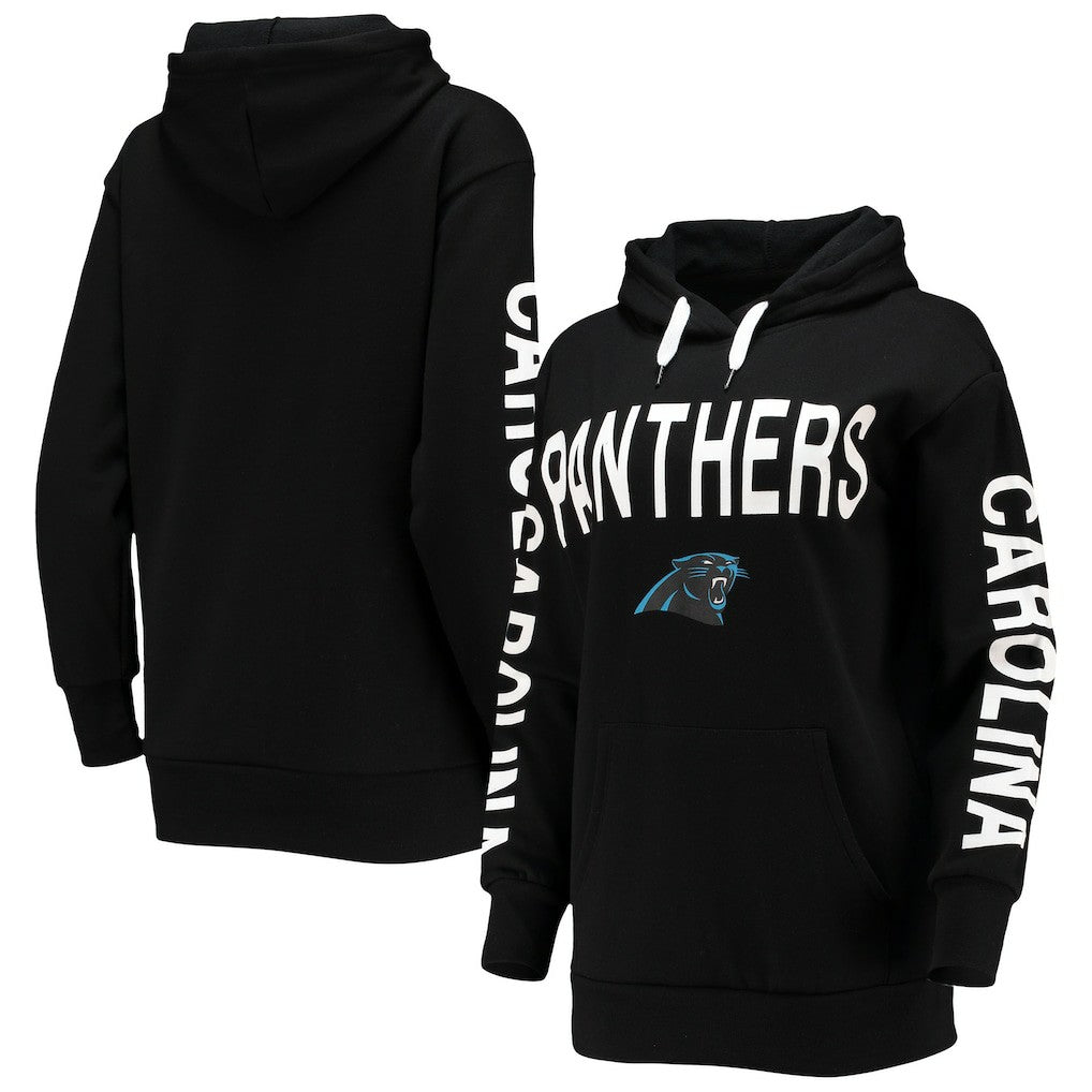 Carolina Panthers G-III 4Her by Carl Banks Women's Extra Point Pullover Hoodie Black