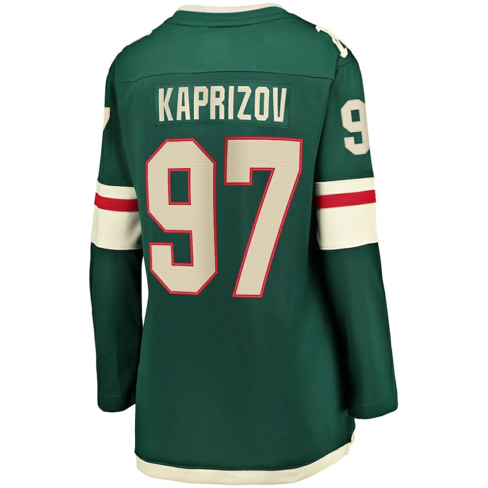NHL Kirill Kaprizov Minnesota Wild Fanatics Women's Home Breakaway Replica Jersey - Green