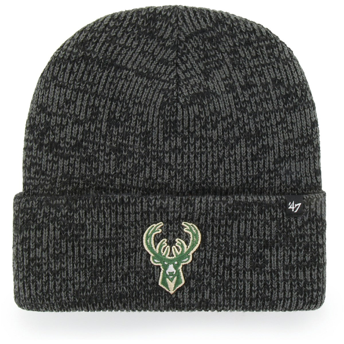 Milwaukee Bucks '47 Brain Freeze Cuffed Knit Hat Black