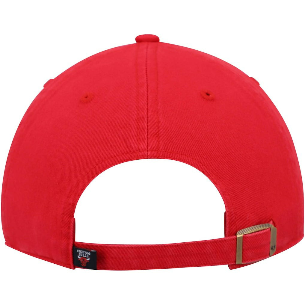 Chicago Bulls '47 Core Logo Clean Up Adjustable Hat Red
