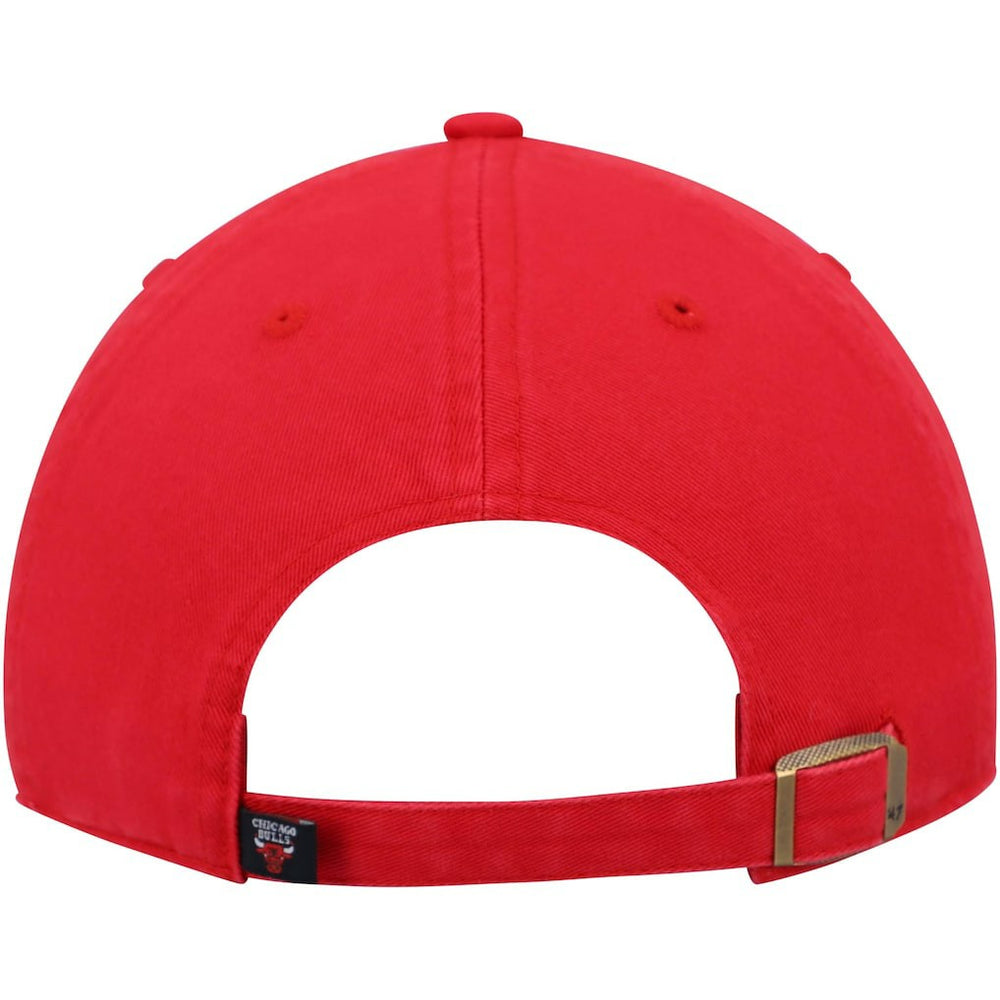 Chicago Bulls '47 Core Logo Clean Up Adjustable Hat Red