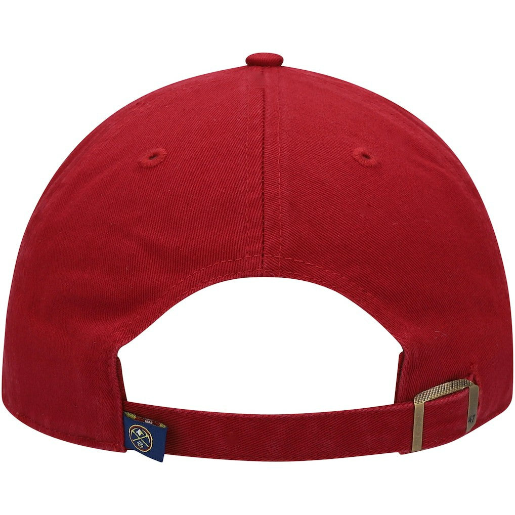 Denver Nuggets '47 Core Logo Clean Up Adjustable Hat Red