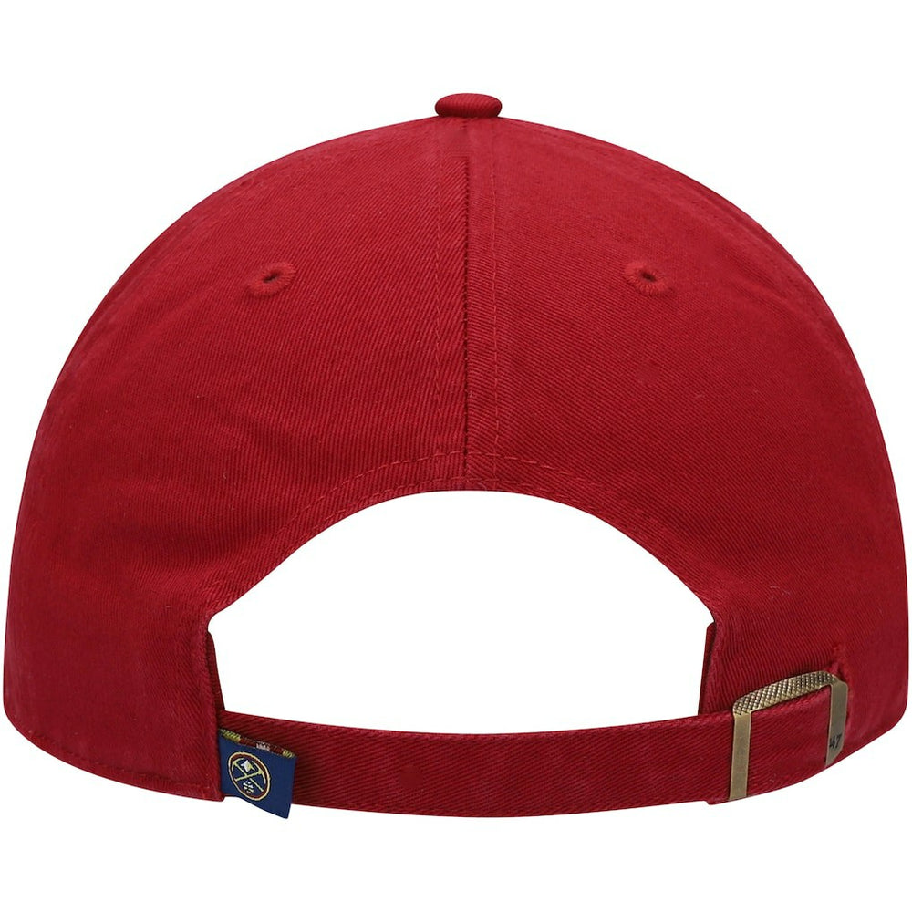 Denver Nuggets '47 Core Logo Clean Up Adjustable Hat Red