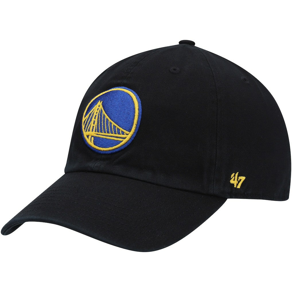 Golden State Warriors '47 Core Logo Clean Up Adjustable Hat Black