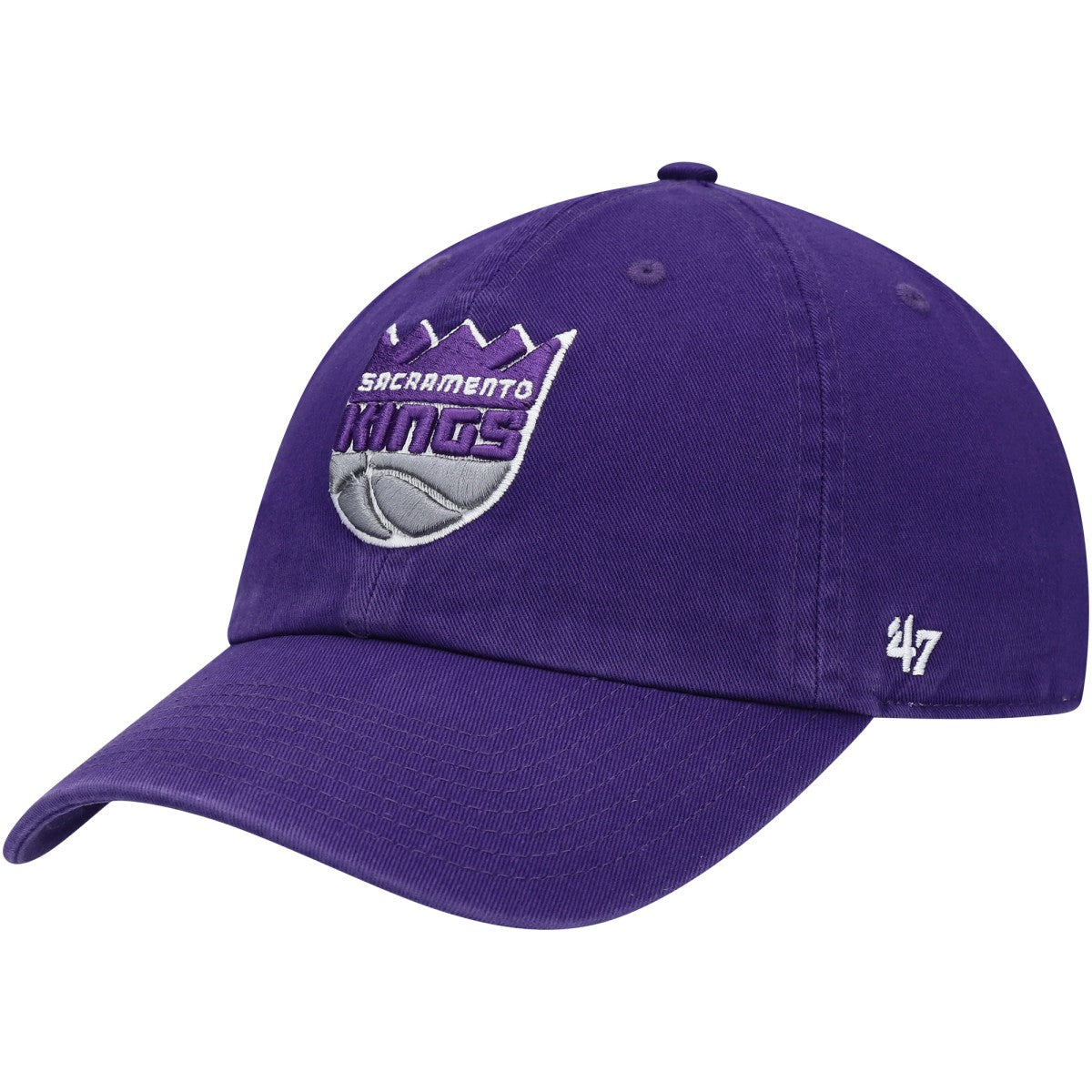 Sacramento Kings '47 Core Logo Clean Up Adjustable Hat Purple
