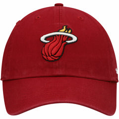 Miami Heat '47 Core Logo Clean Up Adjustable Hat Red