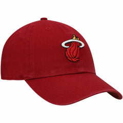 Miami Heat '47 Core Logo Clean Up Adjustable Hat Red
