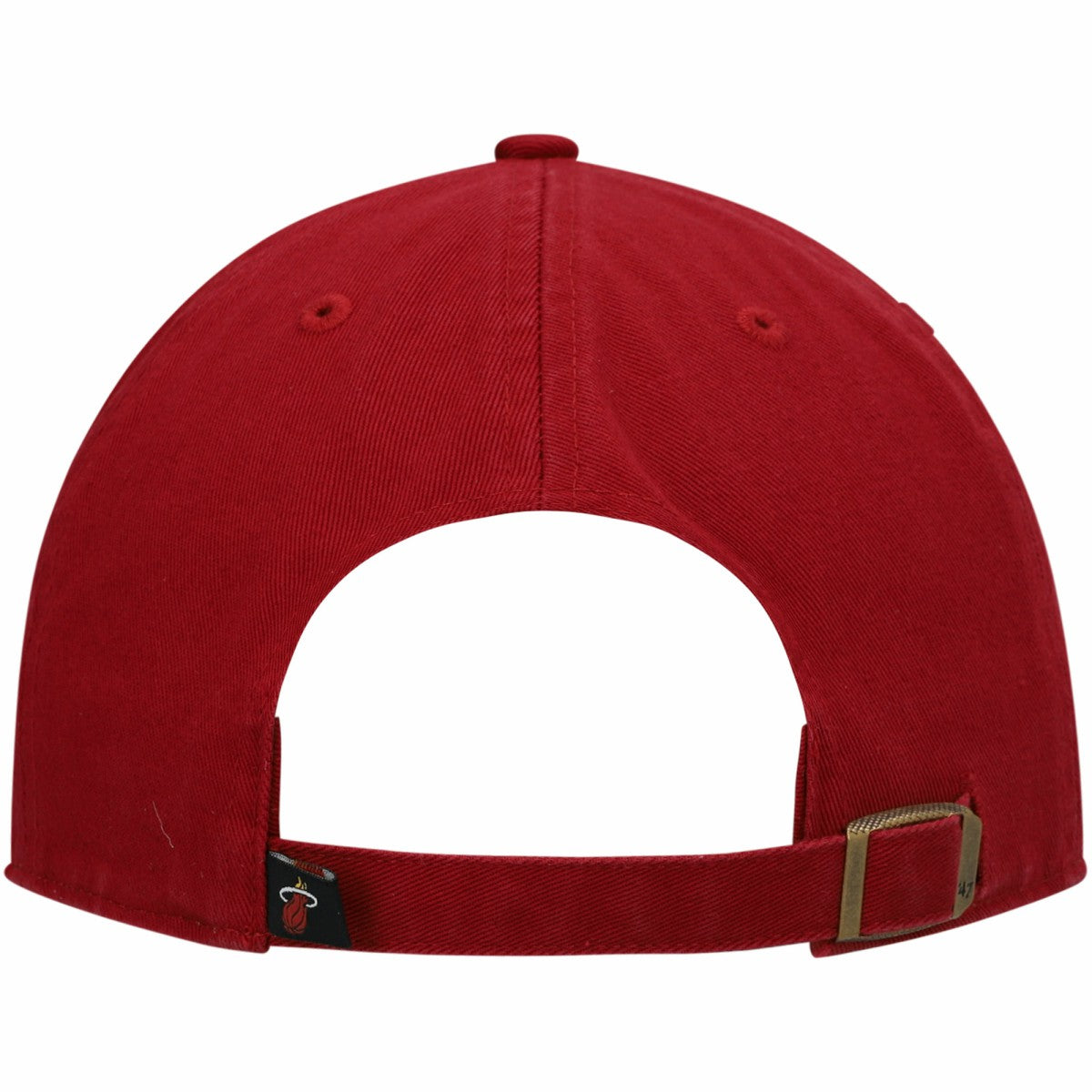 Miami Heat '47 Core Logo Clean Up Adjustable Hat Red
