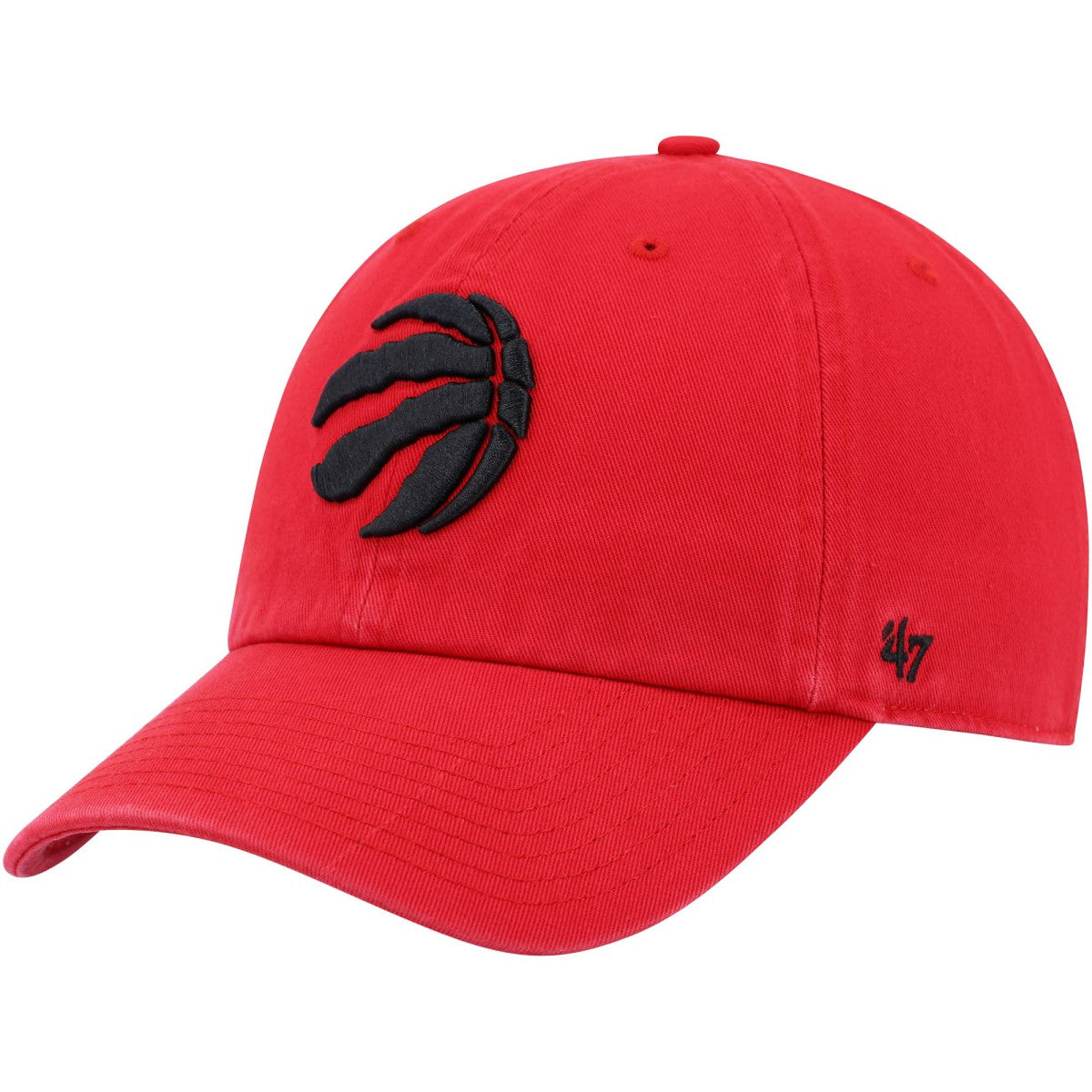 Toronto Raptors '47 Core Logo Clean Up Adjustable Hat Red