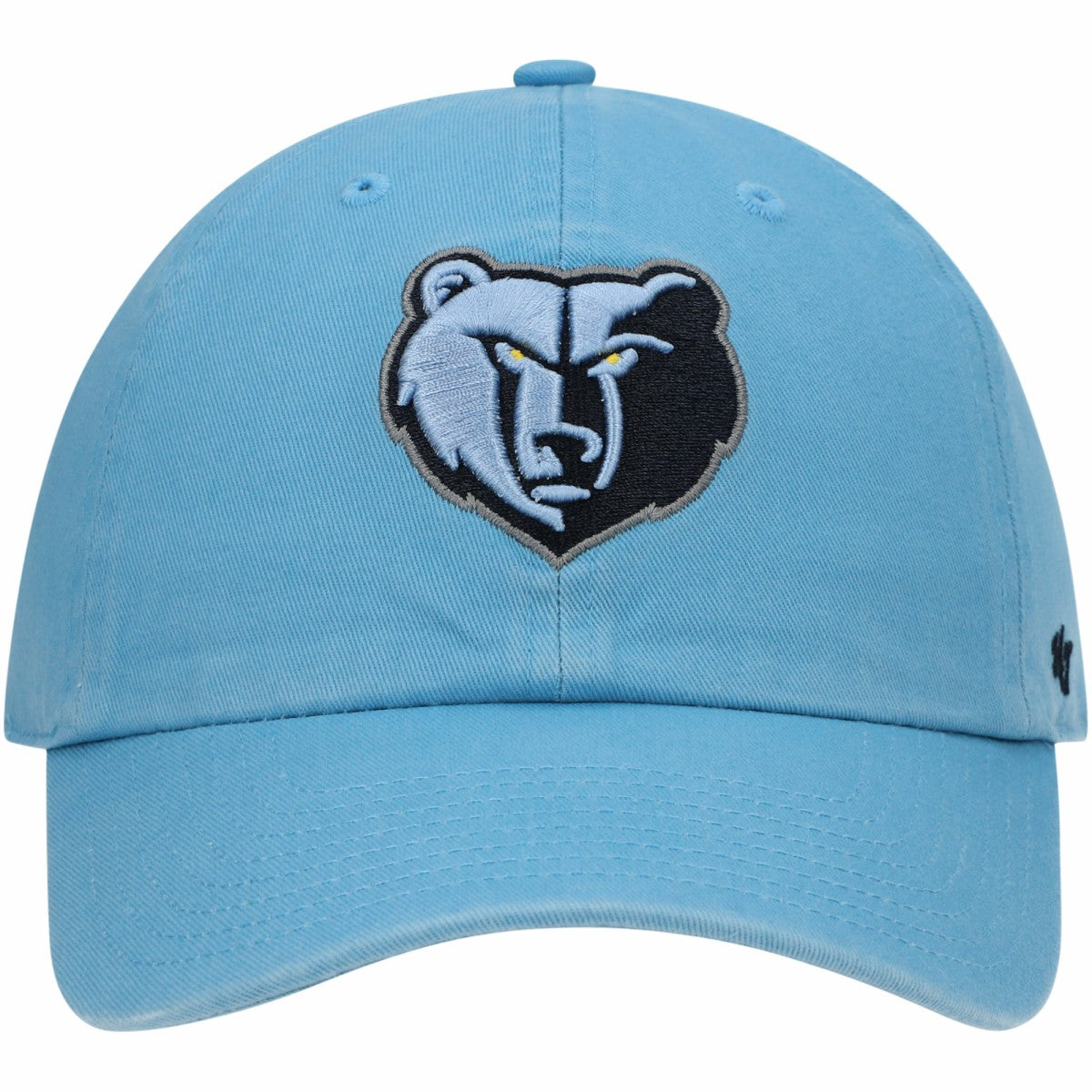 Memphis Grizzlies '47 Core Logo Clean Up Adjustable Hat Light Blue