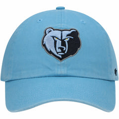 Memphis Grizzlies '47 Core Logo Clean Up Adjustable Hat Light Blue