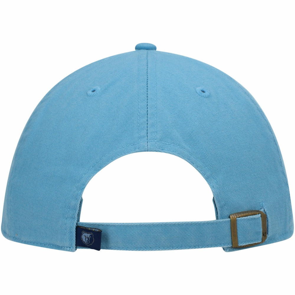Memphis Grizzlies '47 Core Logo Clean Up Adjustable Hat Light Blue