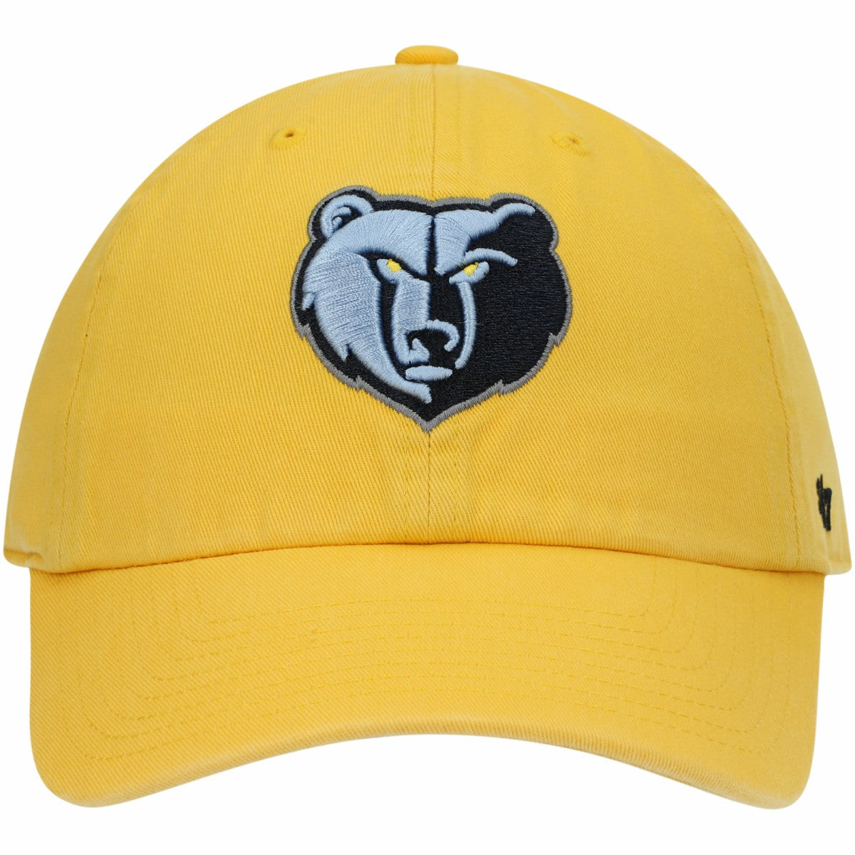 Memphis Grizzlies '47 Core Logo Clean Up Adjustable Hat Gold
