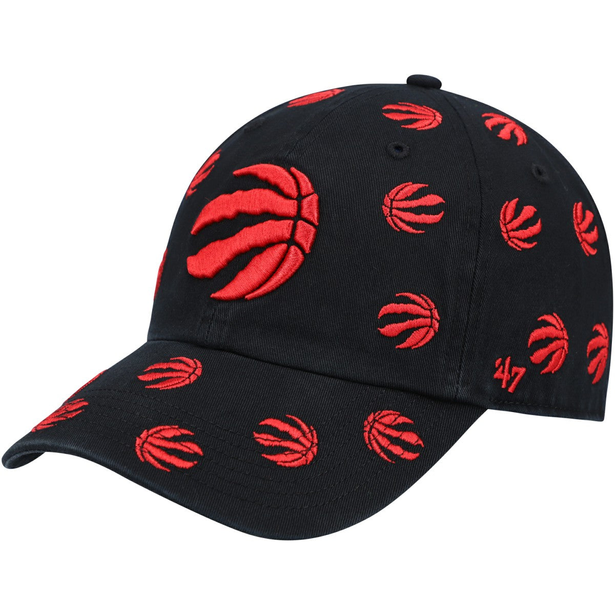 Toronto Raptors '47 Confetti Cleanup Adjustable Hat Black