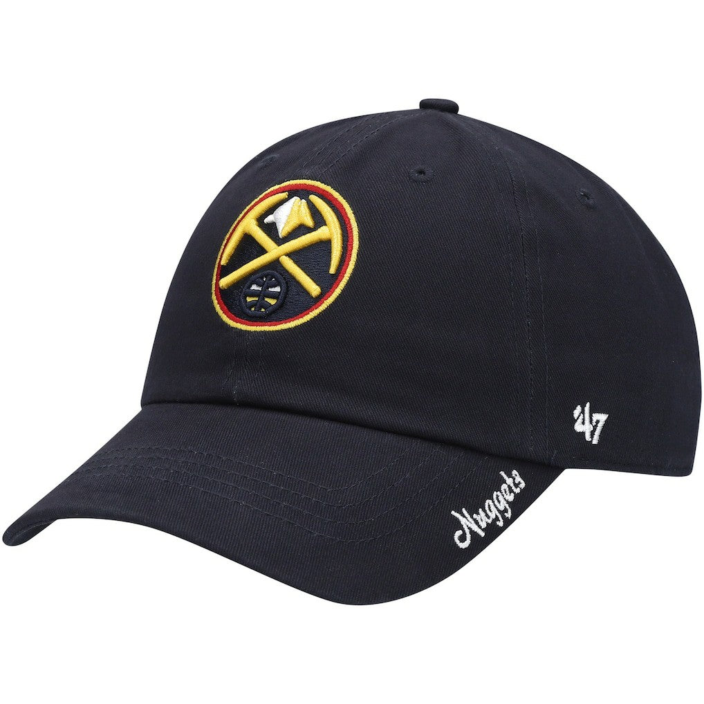 Denver Nuggets '47 Women's Miata Clean Up Logo Adjustable Hat Navy
