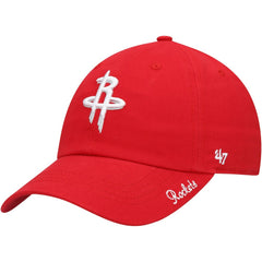 Houston Rockets '47 Women's Miata Clean Up Logo Adjustable Hat Red