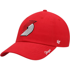 Portland Trail Blazers '47 Women's Miata Clean Up Logo Adjustable Hat Red
