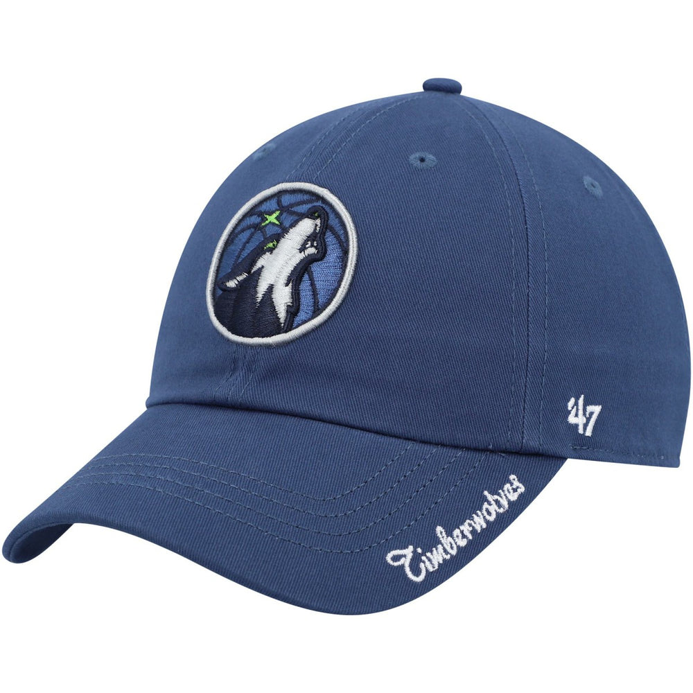 Minnesota Timberwolves '47 Women's Miata Clean Up Logo Adjustable Hat Navy