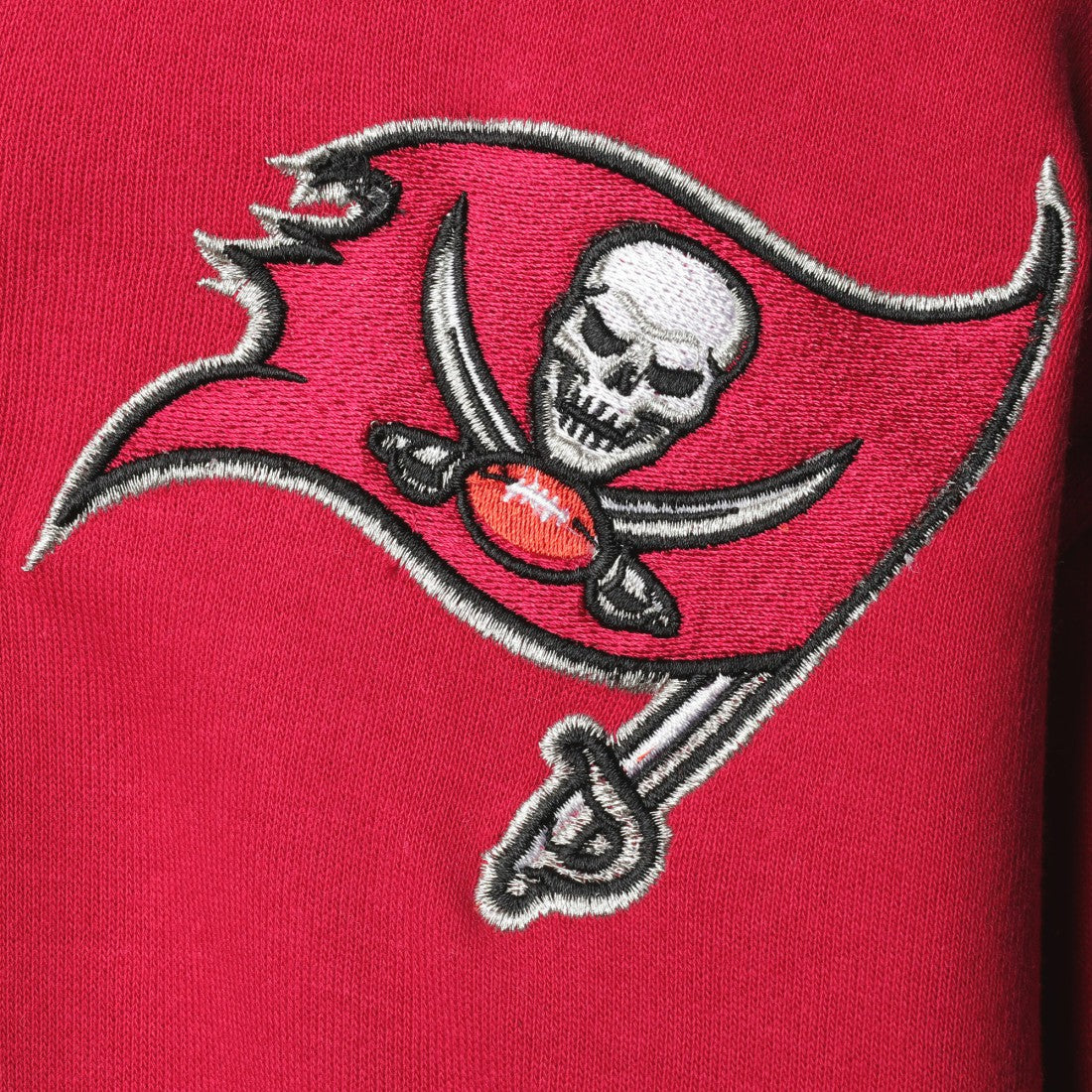Tampa Bay Buccaneers Starter Playoffs Color Block Full-Zip Hoodie Red/Pewter
