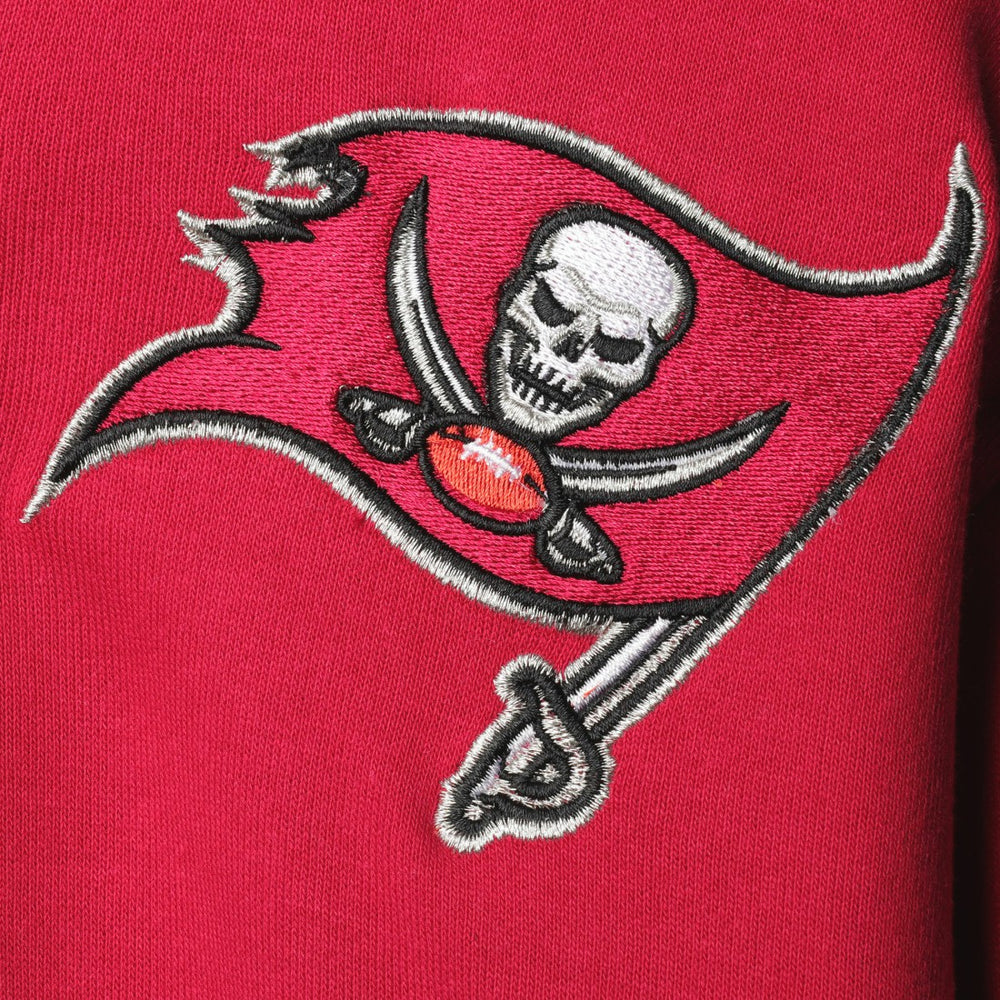 Tampa Bay Buccaneers Starter Playoffs Color Block Full-Zip Hoodie Red/Pewter